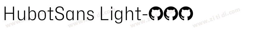 HubotSans Light字体转换 HubotSans Light字体转换